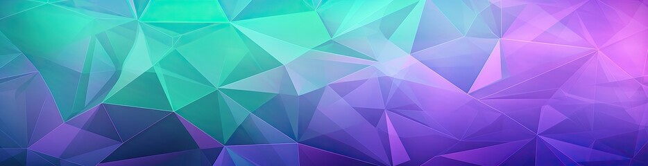 Panorama. Abstract background. Geometric pattern with lines and triangles. Gradient. Illustration. Wide banner. Modern multicolor background with space for design