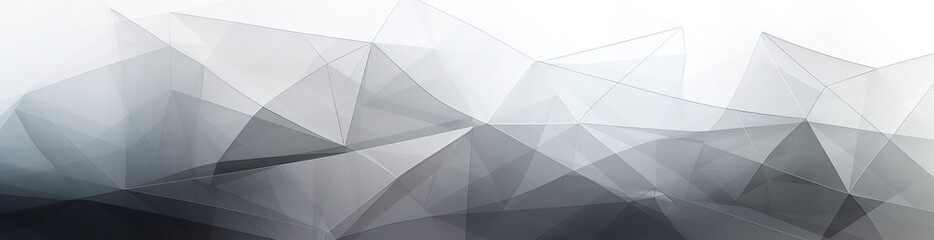 Panorama. Abstract background. Geometric pattern with lines and triangles. Gradient. Illustration. Wide banner. Modern multicolor background with space for design