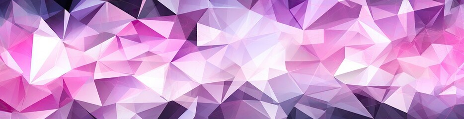 Panorama. Abstract background. Geometric pattern with lines and triangles. Gradient. Illustration. Wide banner. Modern multicolor background with space for design
