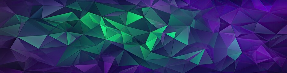 Panorama. Abstract background. Geometric pattern with lines and triangles. Gradient. Illustration. Wide banner. Modern multicolor background with space for design