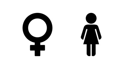 Female icon vector. toilet icon. restroom sign. gender