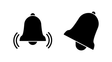 Bell Icon vector in trendy flat style isolated. Notification symbol web site design