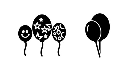 Balloon icon vector. air balloon icon isolated