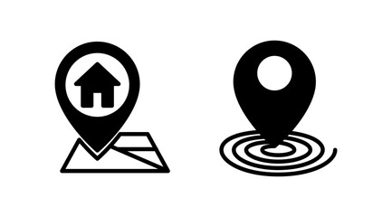 Address icon vector. location icon. address symbol. pin