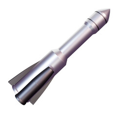 3D rendering rocket object