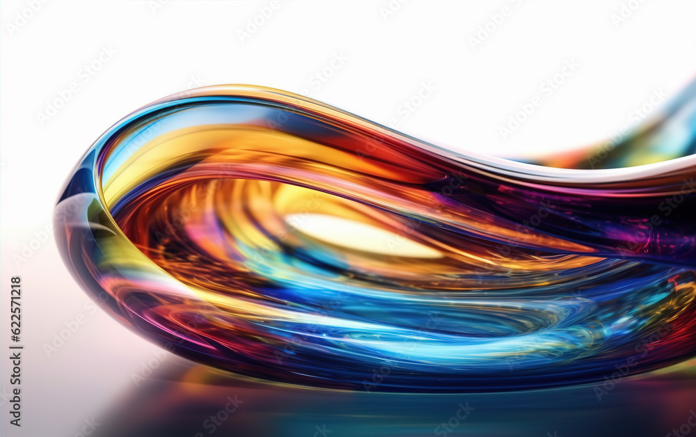 Poster curve abstract background,created with generative ai tecnology.