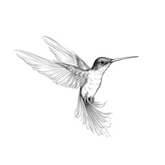 bird beautiful hummingbird ai generated