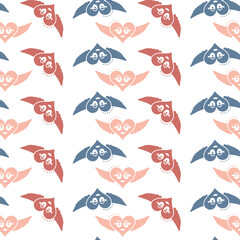 Digital png illustration of heart and wings on transparent background