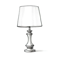 Fototapeta premium room lamp table ai generated