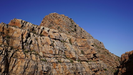 The beautiful mountain peak of Adad Medni in Morocco 1470m