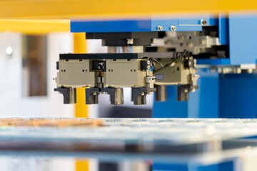 machine working in factory