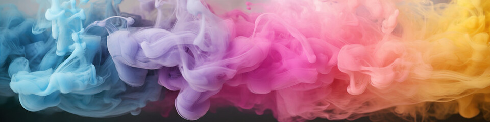 Colorful smoke background,created with generative ai tecnology.