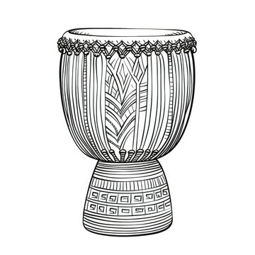 drum djembe ai generated
