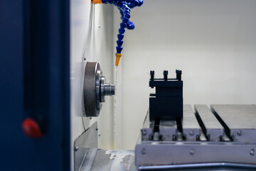 machine tool working in factory