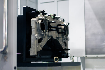 machine tool working in factory