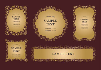 アンティーク　ビンテージ　フレーム飾り枠
