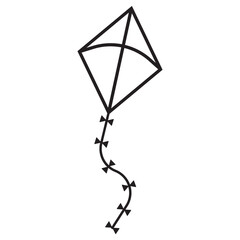 kite icon vector