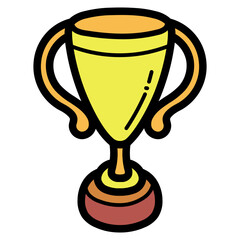 winner filled outline icon style