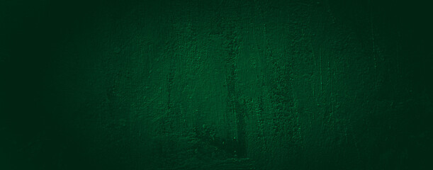 Abstract dark green wall texture background