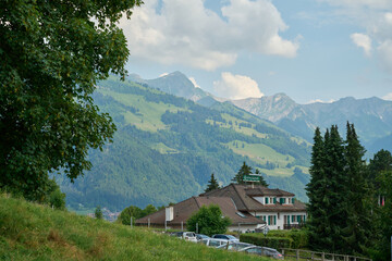 swiss alpine village