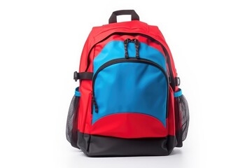 School backpack isolated. Back to school. Generative AI