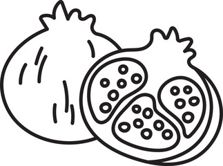 pomegranate healthy fruit nature food