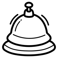 bell line icon style