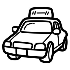 taxi line icon style