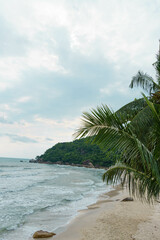 Cloudy Day at Crystal Bay Beach, Koh Samui, Thailand