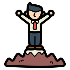 success filled outline icon style