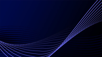 Abstract color wave design element. Blue waves.	
