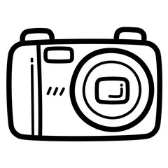 camera line icon style