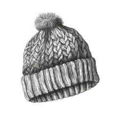 cap knitted hat ai generated