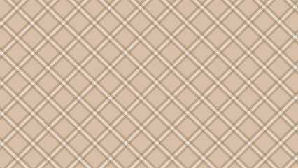 Diagonal checked pattern on the beige background