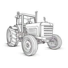 machine tractor ai generated