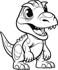 Allosaurus coloring pages vector animals