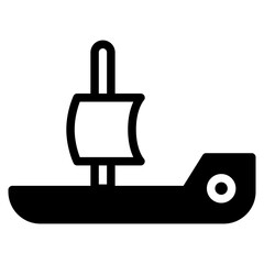 Fototapeta premium boat dualtone