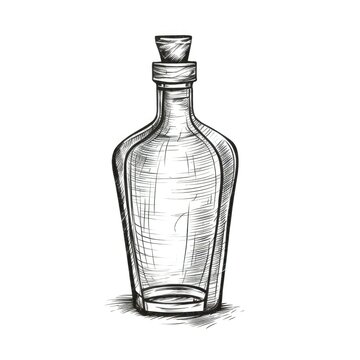 whiskey Tequila bottle ai generated