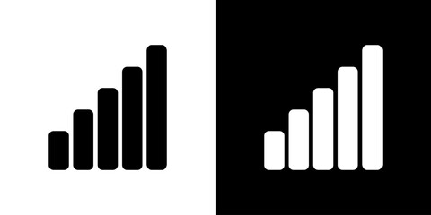 Data statistic concept. Vector icon diagram illustration. Financial stats symbol.