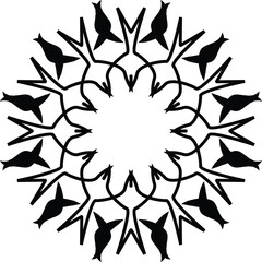 icon lace pattern mandala art background design floral	circle