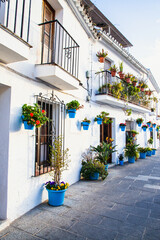 picturesque village of  Mijas. Costa del Sol, Andalusia, Spain