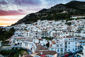 picturesque village of  Mijas. Costa del Sol, Andalusia, Spain