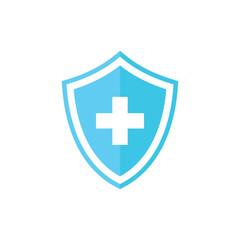 blue cross blue shield logo design template