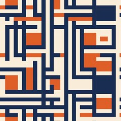 AI-Generated Minimalist Geometric Patterns: Clean Lines and Simplistic Elegance