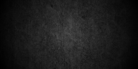 Black stone wall texture grunge rock surface. dark gray background backdrop. wide panoramic banner. old wall stone for dark black distressed grunge background wallpaper rough concrete wall.