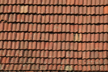 red tile roof