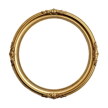 Vintage gold frame with intricate details. A beautiful art object for any room 7