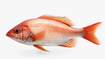 Fototapeta premium goldfish isolated on white