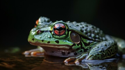 Fototapeta premium frog on the ground