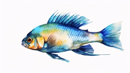 Fototapeta premium fish isolated on white